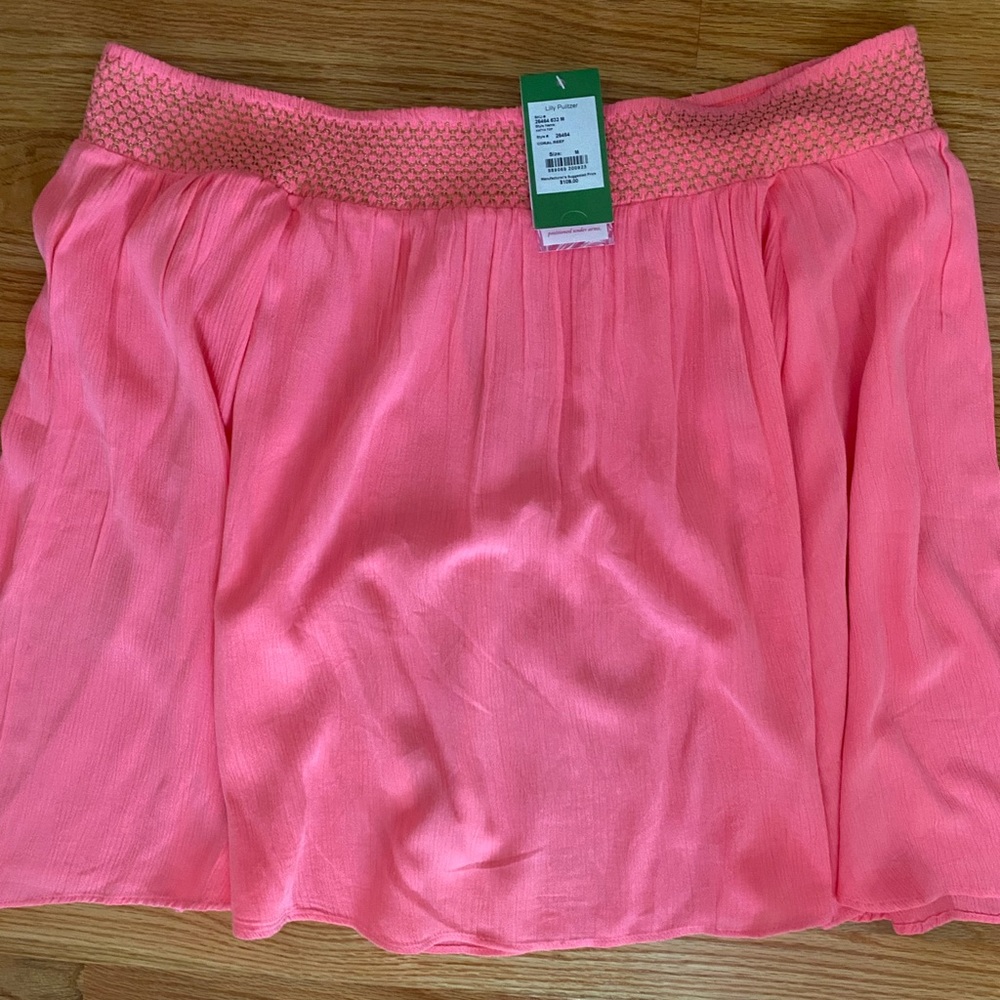 NWT Lilly Pulitzer Off-the-shoulder Blouse